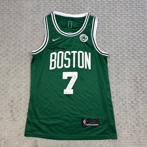 Nike NBA Swingman Boston Celtics Jaylen Brown Basketball Jersey Sz 50 Green - Picture 1 of 7